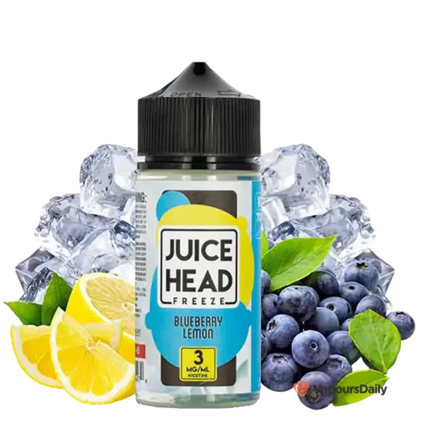 خرید جویس بلوبری لیمو یخ جویس هد JUICE HEAD FREEZE BLUEBERRY LEMON