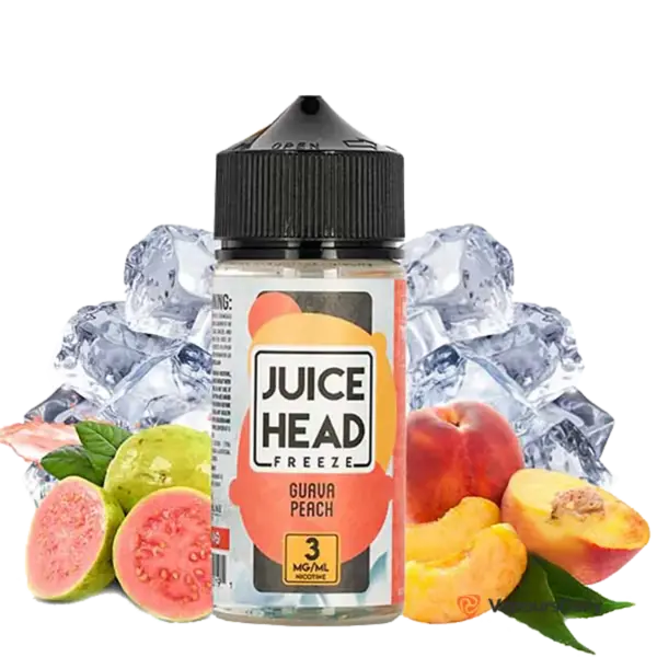 خرید جویس هلو گوآوا یخ JUICE HEAD FREEZE GUAVA PEACH