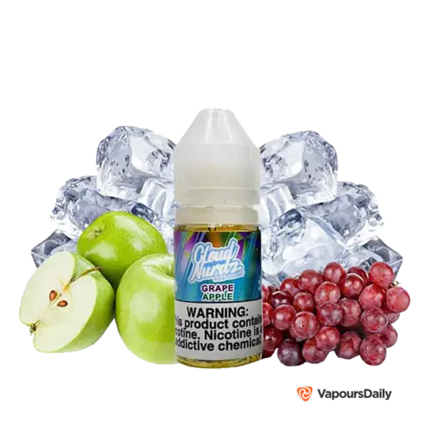 خرید سالت کلود نوردز انگور سیب یخ CLOUD NURDZ ICED GRAPE APPLE