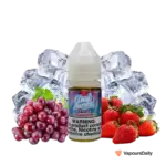 خرید سالت کلود نوردز انگور توت فرنگی یخ CLOUD NURDZ ICED GRAPE STRAWBERRY