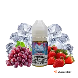 خرید سالت کلود نوردز انگور توت فرنگی یخ CLOUD NURDZ ICED GRAPE STRAWBERRY