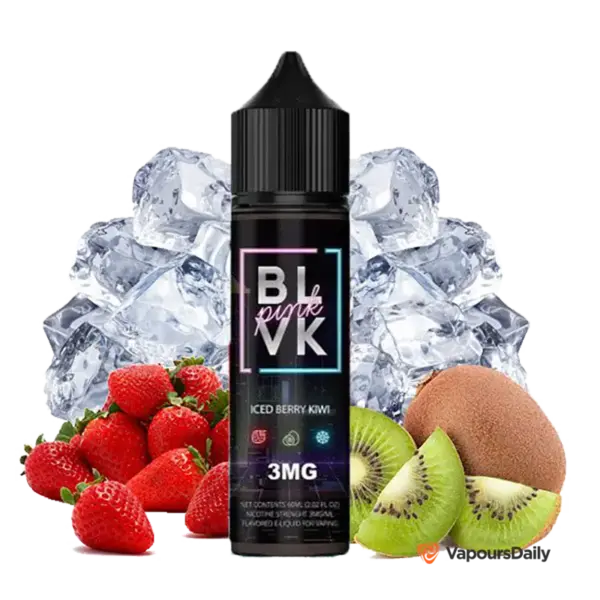 خرید جویس بی ال وی کی توت فرنگی کیوی یخ BLVK STRAWBERRY KIWI ICE