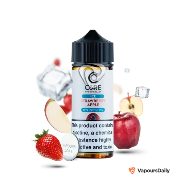 خرید جویس کُر سیب توت فرنگی یخ CORE STRAWBERRY APPLE ICE 120ML