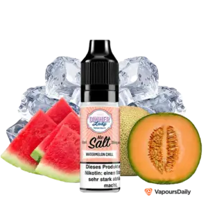 خرید سالت دینرلیدی هندوانه ملون یخ DINNER LADY WATERMELON CHILL ICE 10ML