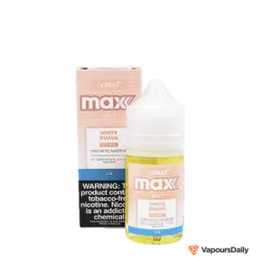 خرید سالت نیکد گواوا توت فرنگی یخ NKD MAX WHITE GUAVA ICE