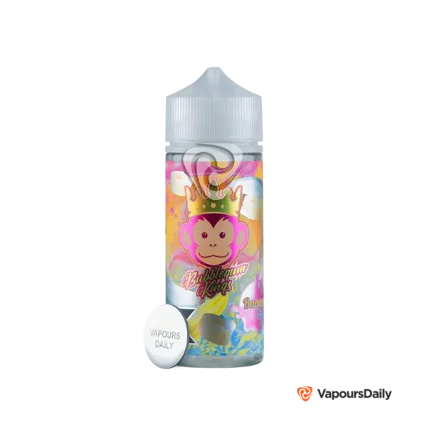 خرید جویس آدامس بادکنکی موز یخ DR.VAPES BUBBLEGUM KINGS BANANA ICE 120ML