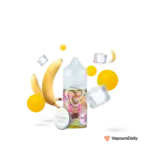 خرید سالت آدامس بادکنکی موز یخ DR.VAPES BUBBLEGUM KINGS BANANA ICE 30ML