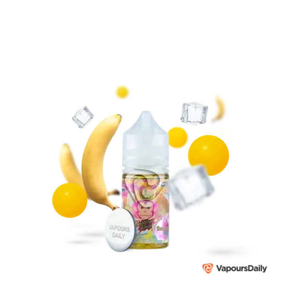 خرید سالت آدامس بادکنکی موز یخ DR.VAPES BUBBLEGUM KINGS BANANA ICE 30ML