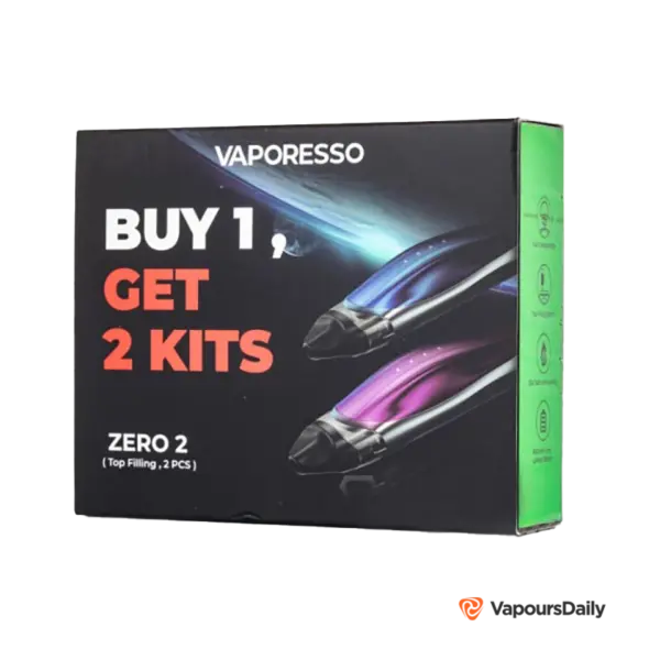 خرید پادسیستم ویپرسو پک دو عددی زیرو 2 VAPORESSO ZERO 2 TWIN PACK