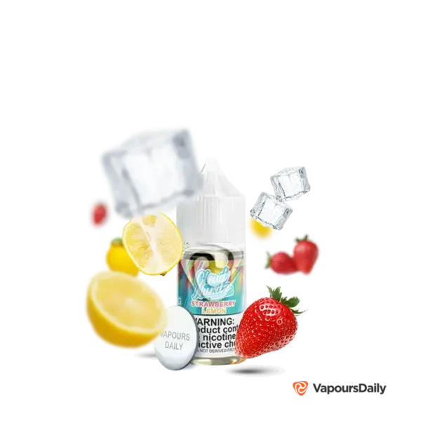 خرید سالت کلود نوردز لیمو توت فرنگی یخ CLOUD NURDZ ICED STRAWBERRY LEMON