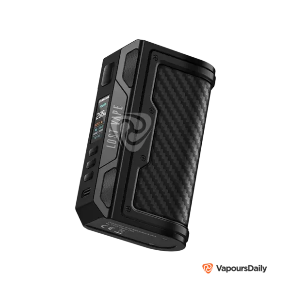 خرید ماد لاست ویپ تلیما کوئست LOST VAPE THELEMA QUEST 200W BOX MOD رنگ BLACK CARBON FIBER