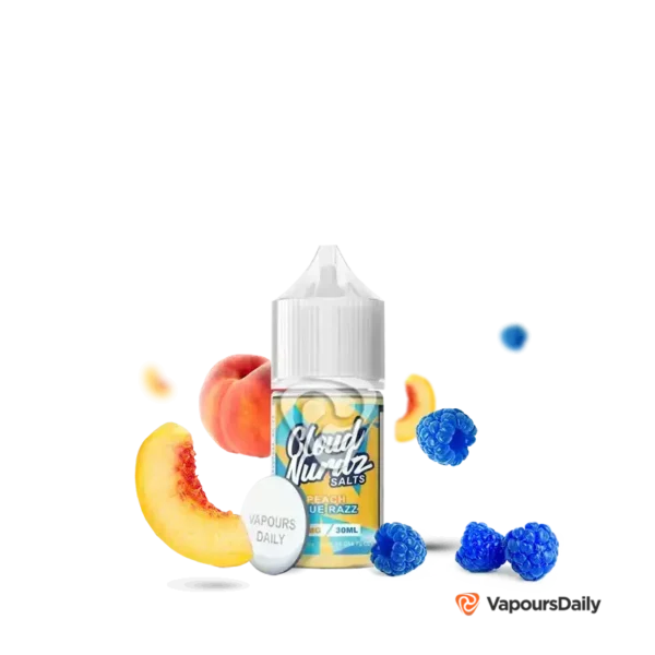 خرید سالت هلو تمشک کلود نوردز (30میل) CLOUD NURDZ PEACH BLUERAZZ