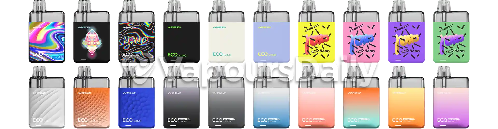 رنگ بندی پادسیستم ویپرسو ایکو نانو VAPORESSO ECO NANO