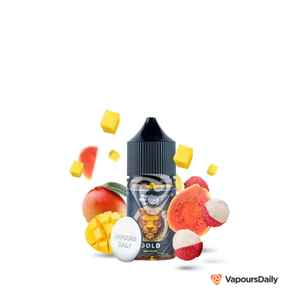 خرید سالت دکتر ویپز انبه لیچی گوآوا یخ DR.VAPES GOLD PANTHER