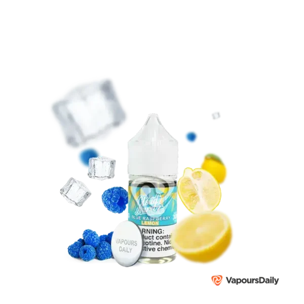 سالت کلود نوردز تمشک آبی لیمو یخ CLOUD NURDZ ICED BLUE RASPBERRY LEMON