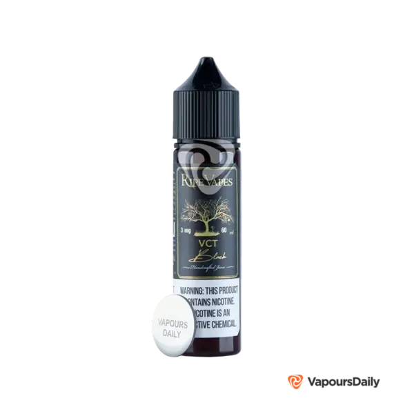 خرید جویس تنباکو خامه و وانیل (60 میل) RIPE VAPES VCT BLACK