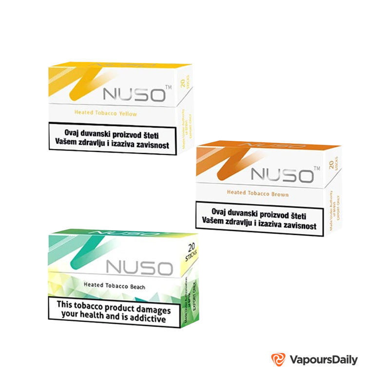 خرید سیگار نوسو در طعم های مختلف NUSO HEATED TOBACCO