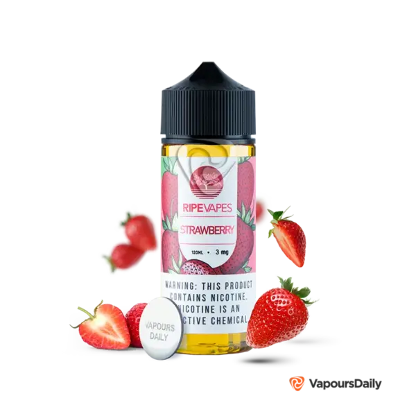 خرید جویس توت فرنگی رایپ ویپز (120 میل) RIPE VAPES STRAWBERRY