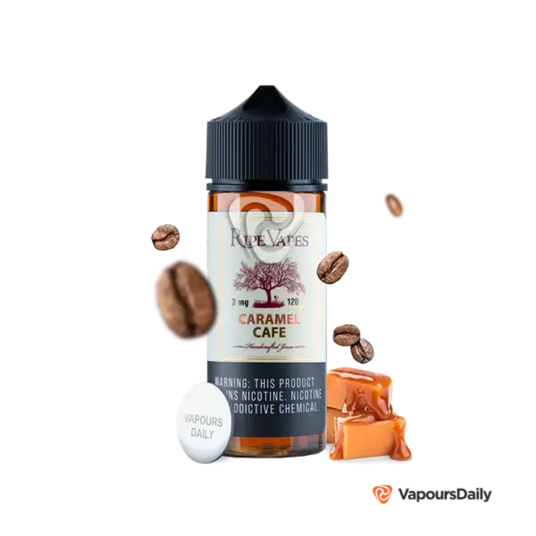 خرید جویس قهوه کارامل رایپ ویپز (120 میل) RIPE VAPES CAFE CARAMEL