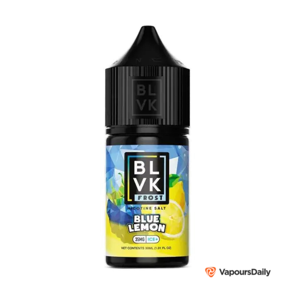 خرید سالت بی ال وی کی بلوبری لیمو یخ (30 میل) BLVK FROST BLUE LEMON ICE