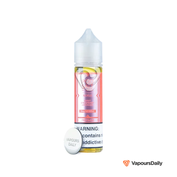 خرید جویس توت فرنگی لیموناد (60میل) Pod Salt Sweet Strawberry Lemonade