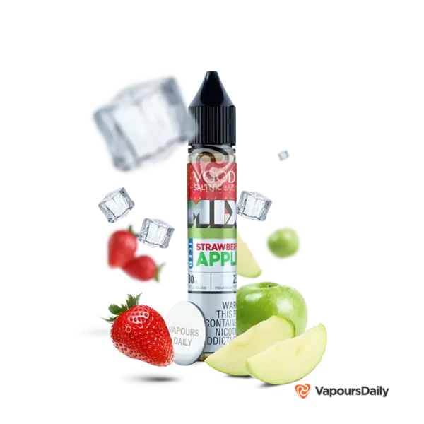 خرید سالت ویگاد توت فرنگی سیب یخ (30میل) VGOD MIX ICED STRAWBERRY APPLE