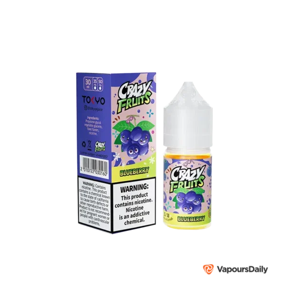 سالت توکیو بلوبری یخ (30میل) TOKYO CRAZY FRUIT BLUEBERRY