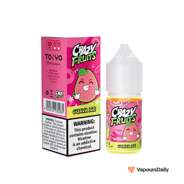 سالت توکیو گواوا یخ (30میل) TOKYO CRAZY FRUIT GUAVA ICE