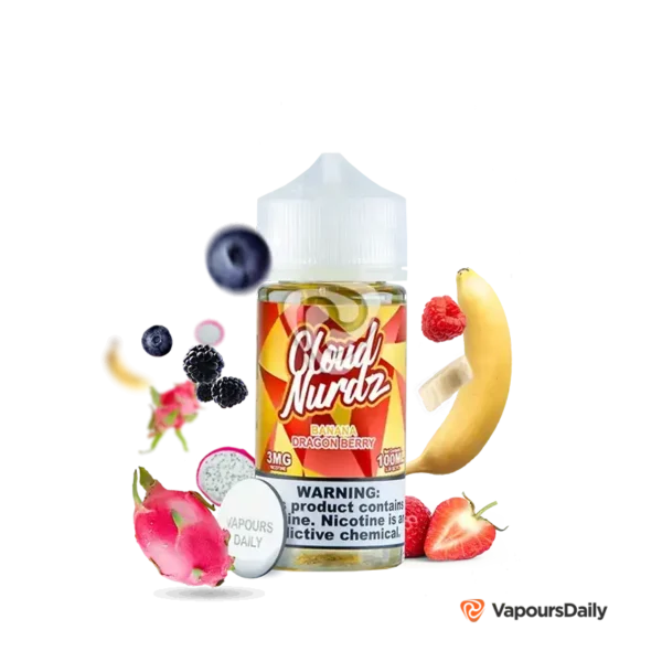 خرید جویس کلود نوردز موز دراگون فروت تمشک (100میل) CLOUD NURDZ BANANA DRAGON BERRY