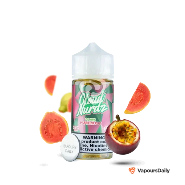 خرید جویس کلود نوردز گواوا پشن فروت (100میل) CLOUD NURDZ GUAVA PASSION FRUIT
