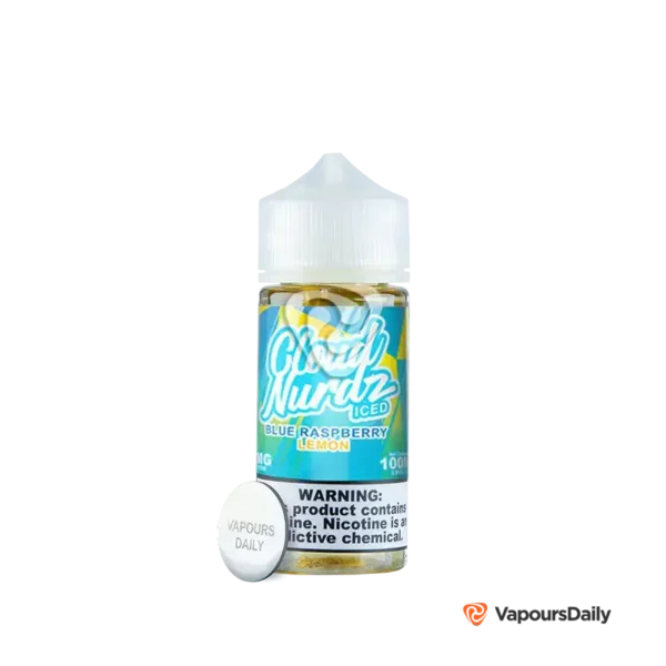خرید جویس کلود نوردز تمشک لیمو یخ (100میل) CLOUD NURDZ ICED BLUE RASPBERRY LEMON