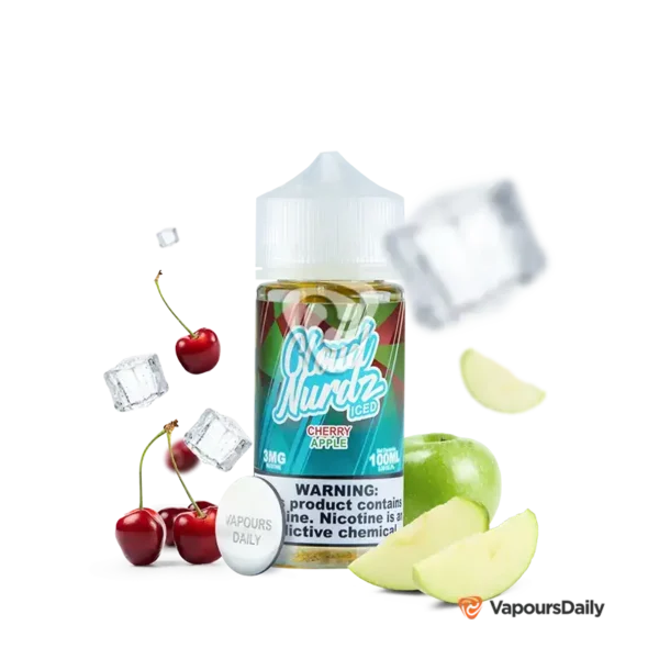 خرید جویس کلود نوردز گیلاس سیب یخ (100میل) CLOUD NURDZ ICED CHERRY APPLE