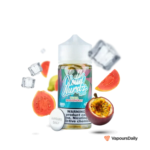 خرید جویس کلود نوردز گواوا پشن فروت یخ (100میل) CLOUD NURDZ ICED GUAVA PASSION FRUIT