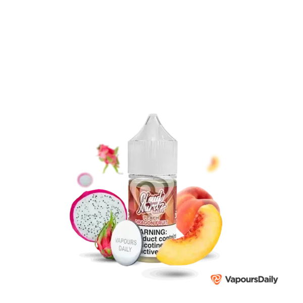 سالت کلود نوردز هلو دراگون فروت (30میل) CLOUD NURDZ PEACH DRAGON FRUIT