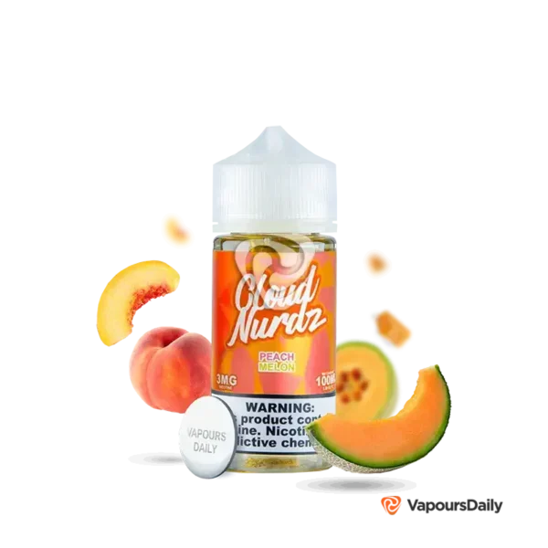 خرید جویس کلود نوردز هلو ملون (100میل) CLOUD NURDZ PEACH MELON