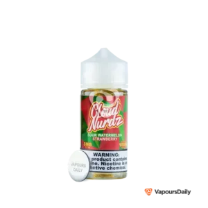خرید جویس کلود نوردز پاستیل هندوانه توت فرنگی (100میل) CLOUD NURDZ SOUR WATERMELON STRAWBERRY
