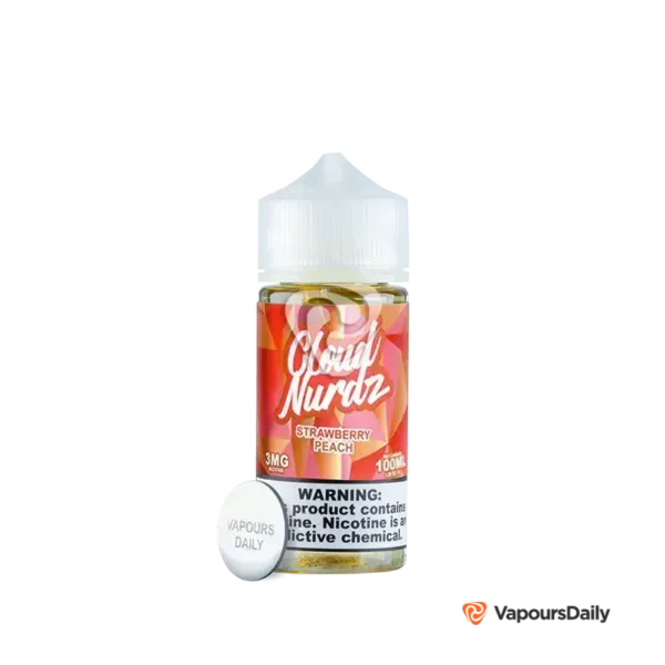 خرید جویس کلودنوردز توت فرنگی هلو (100میل) CLOUD NURDZ STRAWBERRY PEACH