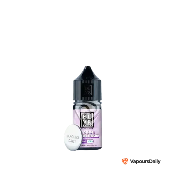 خرید سالت بی ال وی کی آدامس انگور یخ (30میل) BLVK BUBBA GRAPE BUBBLEGUM ICE